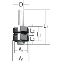 Makita FRAESER VERBINDEN 12mm WA12 (D-12027)