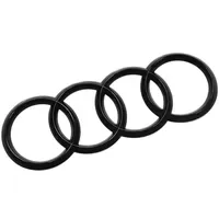 Audi Ringe Front schwarz
