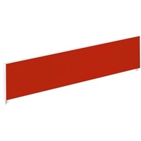 Paperflow Tischtrennwand, rot 140,0 x 33,0 cm