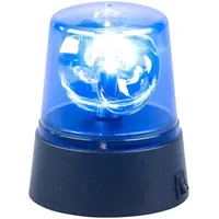 Lunartec LED-Partyleuchte im Blaulichtdesign, 360°-Beleuchtung, Batteriebetrieb
