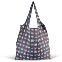 BRISA VW Collection - Volkswagen Wiederverwendbare Polyester-Einkaufs-Beutel-Shopper-Bag-Tasche mit T1