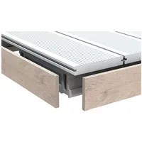 Traumgarten DreamDeck Abschlussleiste 200 cm beige