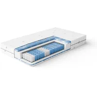 Luxusbetten24 NightSense® Premium Tonnentaschenfederkern-Matratze - 90x200 - H2 (bis