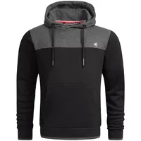 Alessandro Salvarini Kapuzenpullover AS-312 in Schwarz | Gr.: S