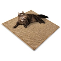 Floordirekt Sisal-Kratzteppich für Katzen 60 x 80 cm Kork