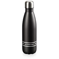 Le Creuset Trinkflasche, Edelstahl, 0.5 L, Schwarz Matt,
