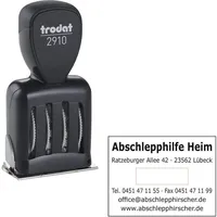 Trodat Datumstempel mit Text individualisierbar Classic 2910 P10 ohne
