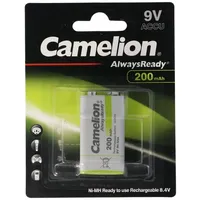 Camelion 9V, HR6F22 NiMH Akku mit 200mAh, Always Ready