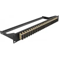 DeLock 19? LWL Patchpanel 24 Port SC Duplex beige