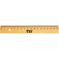TSI Lineal 17cm mit Metallkante