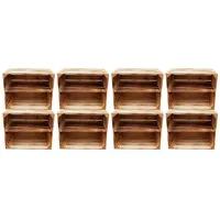Teramico Holzkiste 50 x 40 x 30 cm 8-tlg.