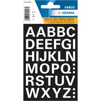 Herma Buchstaben Aufkleber Weiß, 36 Stück, Schriftgröße 15 mm,