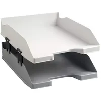Exacompta 12714D 4er Pack Distanzstücken für Briefablagen, Briefkörbe Combo