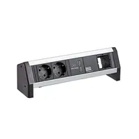 Bachmann Steckdosenleiste DESK 2xCEE7/3 1 m Schwarz 1 St.