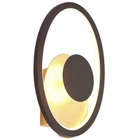LINDBY Feival LED-Wandleuchte, rost-gold