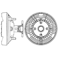 Mahle CFC 231 000P Kupplung Kühlerlüfter u.a. passend für
