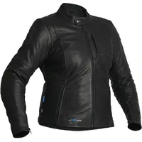 Halvarssons Vitsand, Lederjacke wasserdicht Damen - Schwarz - 40