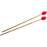 XDrum MM1M Xylophon- Vibraphonschlägel Medium Rattan Paar,
