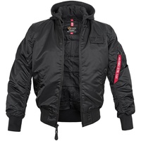 Alpha Industries Ma-1 Zh Back Print Jacke Black /