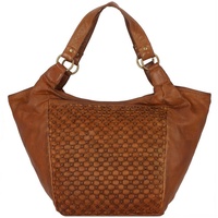 GREENLAND Nature Femi & Nine Schultertasche Leder 38 cm