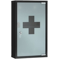 First Aid Only Medizinschrank ohne Füllung schwarz