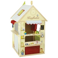 Roba Spielhaus-Kombination, enthält Kaufladen, Kasperletheater, Tafel, Schalter für Post/Bank/Kiosk