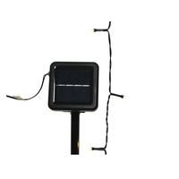 MARELIDA LED Solar Lichterkette warmweiß Außen Gartenlichterkette Terrasse Balkon