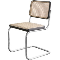 Thonet Stuhl Freischwinger S32V Eiche dark melange inkl. Filzgleiter