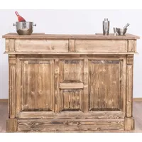 Casa Padrino Landhausstil Theke Braun 150 x 65 x