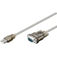 Goobay USB seriell Adapterkabel [1x USB-A Stecker - 1x