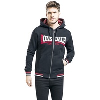 Lonsdale Nateby Kapuzenpullover, Schwarz, S