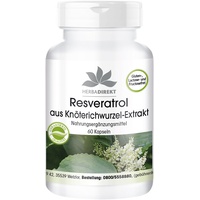 Herba direkt Resveratrol 500mg - 60 Kapseln - Hochdosiert