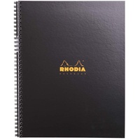 Rhodia 191301C Rhodiactive Notizbuch (Recycling-Papier, DIN A4, kariert, 4-fach