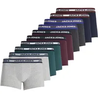 JACK & JONES Solid Boxershorts 10 Einheiten Multicolor S