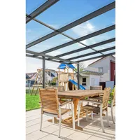 Gutta Terrassendach Premium 511 x 406 cm anthrazit/sicherheitsglas/klar