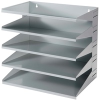 Durable Sortierstation grau mit 5 Fächer
