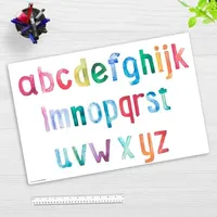 Cover-your-desk.de Schreibtischunterlage "abc Muster" in Bunt (L)60 x (B)40