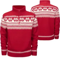 Brandit Textil Brandit Troyer Norweger Strickpullover rot, Größe L
