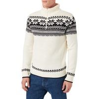 Brandit Textil Brandit Troyer Norweger Strickpullover weiß, Größe 3XL