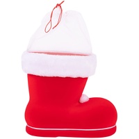 IDENA Nikolausstiefel Rot, Nikolaus, zum Befüllen, Geschenk, Verpackung, Weihnachten