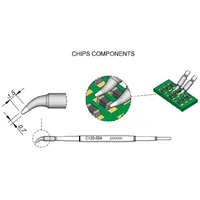 Jbc Tools C120004 Entlötspitze gebogen Spitzen-Größe 0.7 mm Inhalt
