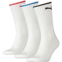 Puma Unisex Sportsocken Stripe Weiß 39-42