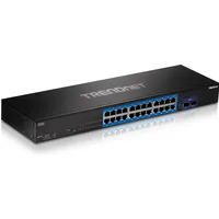 TRENDNET TEG Rackmount Gigabit Switch, 24x RJ-45, 2x SFP+