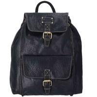 The Skandinavian Brand Backpack Leather schwarz