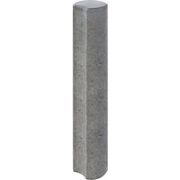 Diephaus Minipalisade gekehlt Grau 100 x 11 x 11