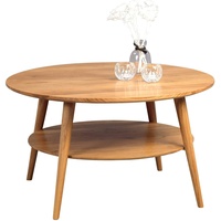 M2 Couchtisch 247222 Stella Massivholz Wildeiche 80 x 45