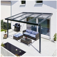 Gutta Terrassendach Premium 410 x 306 cm anthrazit /