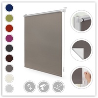 Lichtblick Thermo-RolloKlemmfix 120 x 150 cm taupe