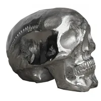 Casa Padrino Totenkopf Skulptur Aluminium 16x 5 x H