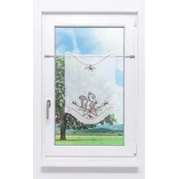 Plauener Spitze® Scheibenhänger Plauener Spitze - Eichhörnchen " (Bx